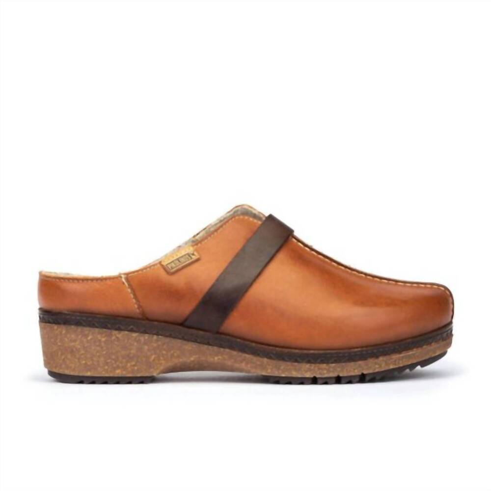 NEW PIKOLINOS women's granada wow clogs in brandy
